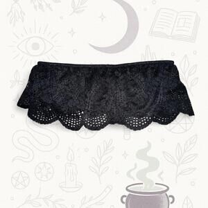 Victoria’s Secret Black Lace Double Layer Bandeau